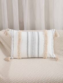 1pc Velvet Tassel Decorative Pillow Cover (Pillow Insert Not Included) - Multicolor - View 6