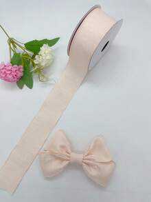 3.8cm Wide Linen Gift Packaging Shoe Flower Hat Decor Ribbon, 10 Yards/Roll - View 8