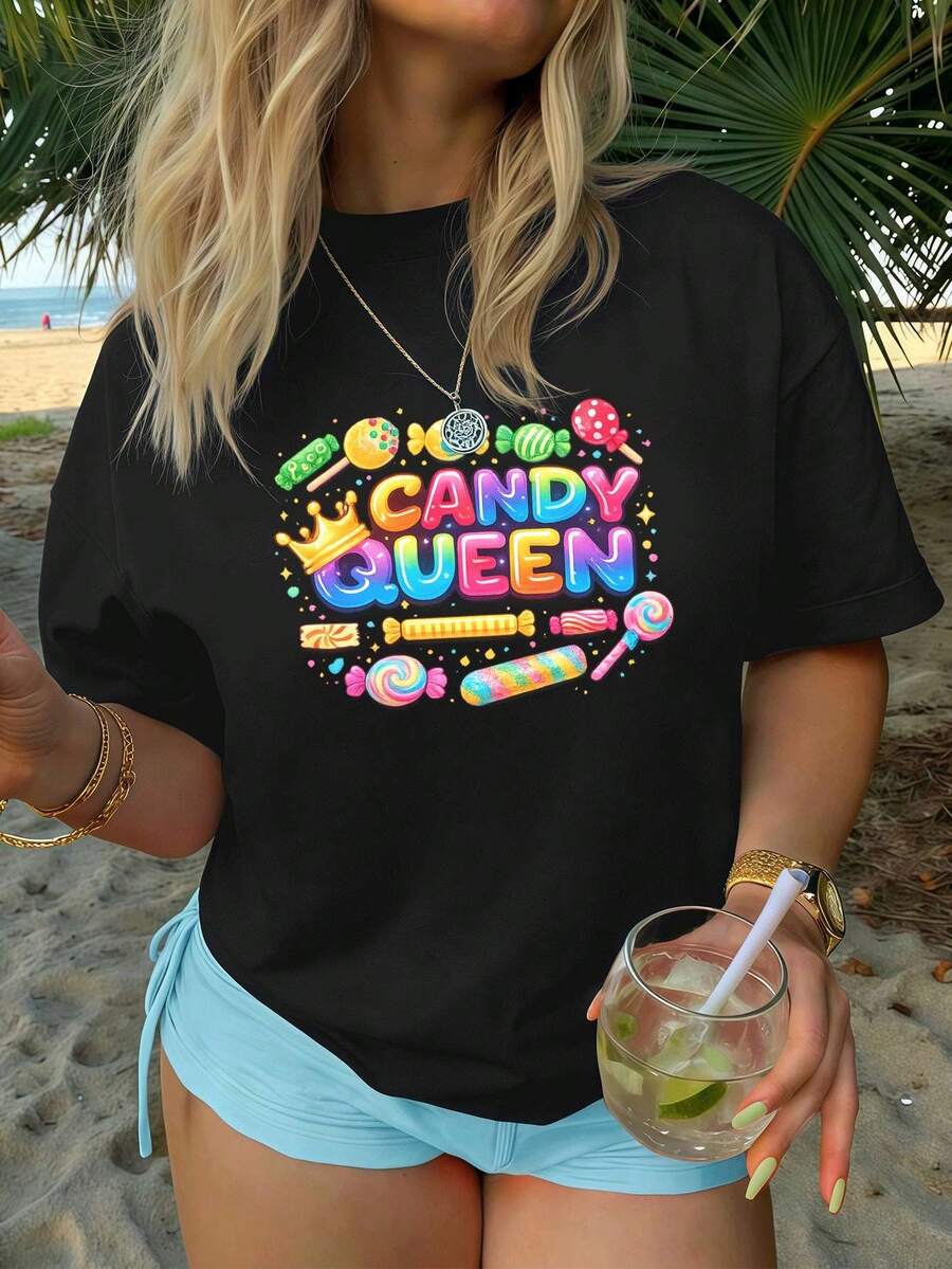 Women T-Shirts - Black - View 1