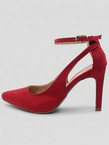 MODARPE Women Heeled Sandals - Rojo - Ver 3
