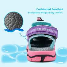 Boys & Girls Toddler/Little Kid/Big Kid Outdoor Summer Sandals - Màu tím - Xem 9