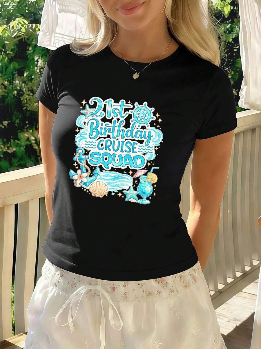 Women T-Shirts - Black - View 1