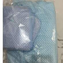 女士蓬松格子浴袍毛巾套装，柔软吸水抓绒浴袍配腰带，可爱刺绣笑脸家居服，长袖保暖舒适浴袍，适合淋浴、SPA和居家使用，速干发巾适合长卷发，女士舒适睡衣，伴娘礼物，粉色、紫色、蓝色大码浴袍套装 - 彩色 - 查看 9