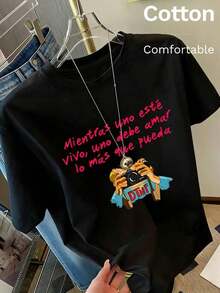 Women T-Shirts - Black - View 9