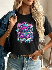 Women T-Shirts - Black - View 1