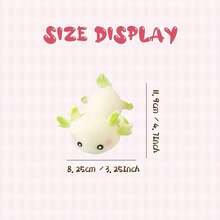 1pc Random Cute Axolotl Squishy Animal Toy, Squishy Toy Gift - A - View 4