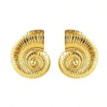 1 Vòng cổ kim loại xoắn ốc độc đáo phóng đại, hoàn hảo cho kỳ nghỉ và bữa tiệc ở bãi biển - vòng cổ ốc xà cừ - Xem 21