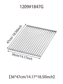 1pc Expandable Stainless Steel Sink Strainer Basket, Retractable Drain Rack, Dish Drying Rack, Lightweight Compact Design, Suitable For Kitchen Sink Storage, Metal Sink Drain Basket - Drain Rack - View 12