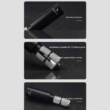 Extensor de manillar de bicicleta de aleación de aluminio – 1 par de barras de extensión para puños de 15-20 mm, extensión de barra resistente para ciclismo, compatible con accesorios de bicicleta – extensor de manillar - extensor de manillar - Ver 5