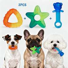 1 Đồ chơi gặm nướt cho chó con nhỏ - Bộ đồ chơi gặm bằng nhựa PVC chuyển màu dành cho chó thích gặm mạnh - Đồ chơi làm sạch răng cho chó nhỏ giúp ngăn chặn hành vi gặm phá hoại, giảm lo lắng và buồn chán - Quà tặng cho thú cưng trong nhà - trái cam - Xem 11