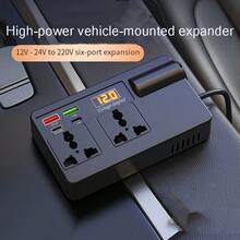 12V/24V To Fast Charger Automotive Inverter Conversion Plug For Power Socket - PD+USB Multi-Functional Electronic Device By Beimingsi - Black - View 11