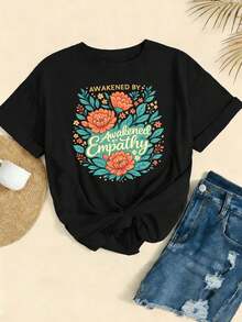 Women T-Shirts - Black - View 2
