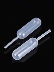 50 Pieces/Bag 4ML Transparent Plastic Dropper Disposable Plastic Straw Perfume Lotion And Other Liquid Subpackage Tools - Clear - View 4