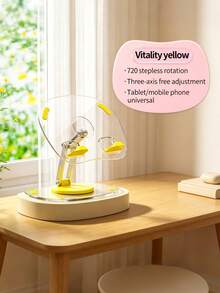 New Creative Aluminum Alloy Phone & Tablet Stand, Foldable & Height Adjustable Desktop Holder - A - View 9