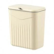 1 buah Tempat Sampah Gantung dengan Tutup Geser, Mudah Digunakan, Cocok untuk Kamar Mandi, Ruang Tamu, Kamar Tidur, dan Dapur, Sangat Baik untuk Penyimpanan dan Pengorganisasian Dapur, Perlengkapan Penyimpanan Rumah Tangga - MultiWarna - View 11