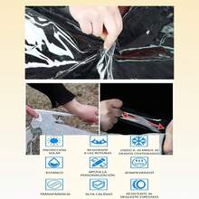 Waterproof Transparent Tarpaulin 4*5m High Quality PVC Outdoor - A - View 6