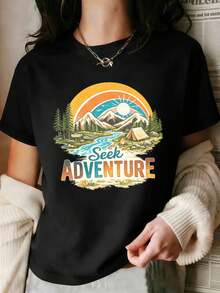 Women T-Shirts - Black - View 2