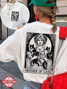 Women T-Shirts - [White] - View 12
