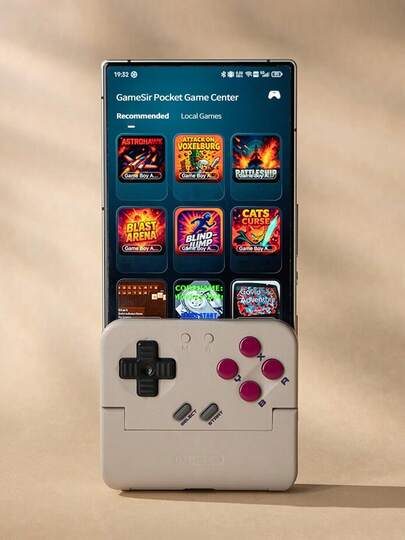 GAMESIR Controlador de juego móvil vertical para tacos | Conexión inalámbrica Bluetooth | Compatible con Android/iPhone | Adecuado para emuladores y juegos retro
