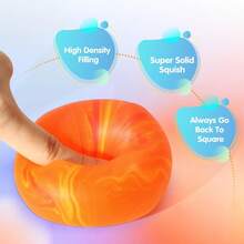 Shappy 3 Pack Stress Ice Cube, Slow Rising Stress Balls For Adults Kids, 2.1 Inch Sensory Toy For Anxiety Relief, Square Shape Balls For Classroom Prizes, Cube For Party Favors(Pink, Stylish) - Nhiều màu - Xem 3