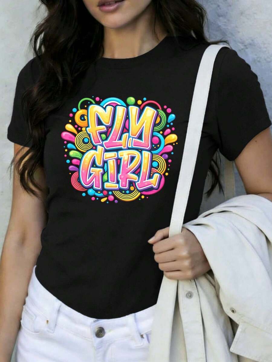 Women T-Shirts - Black - View 1