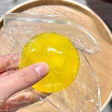 软绵绵半透明高透明度果汁椰子麦芽糖椰子果冻手工球海盐挤压减压球玩具慢回弹礼品玩具，商务小礼品 - 彩色 - 查看 7