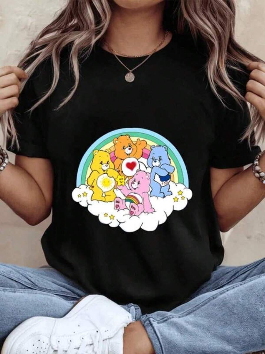 Women T-Shirts - Black - View 1