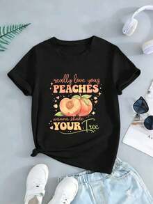 Women T-Shirts - Black - View 2