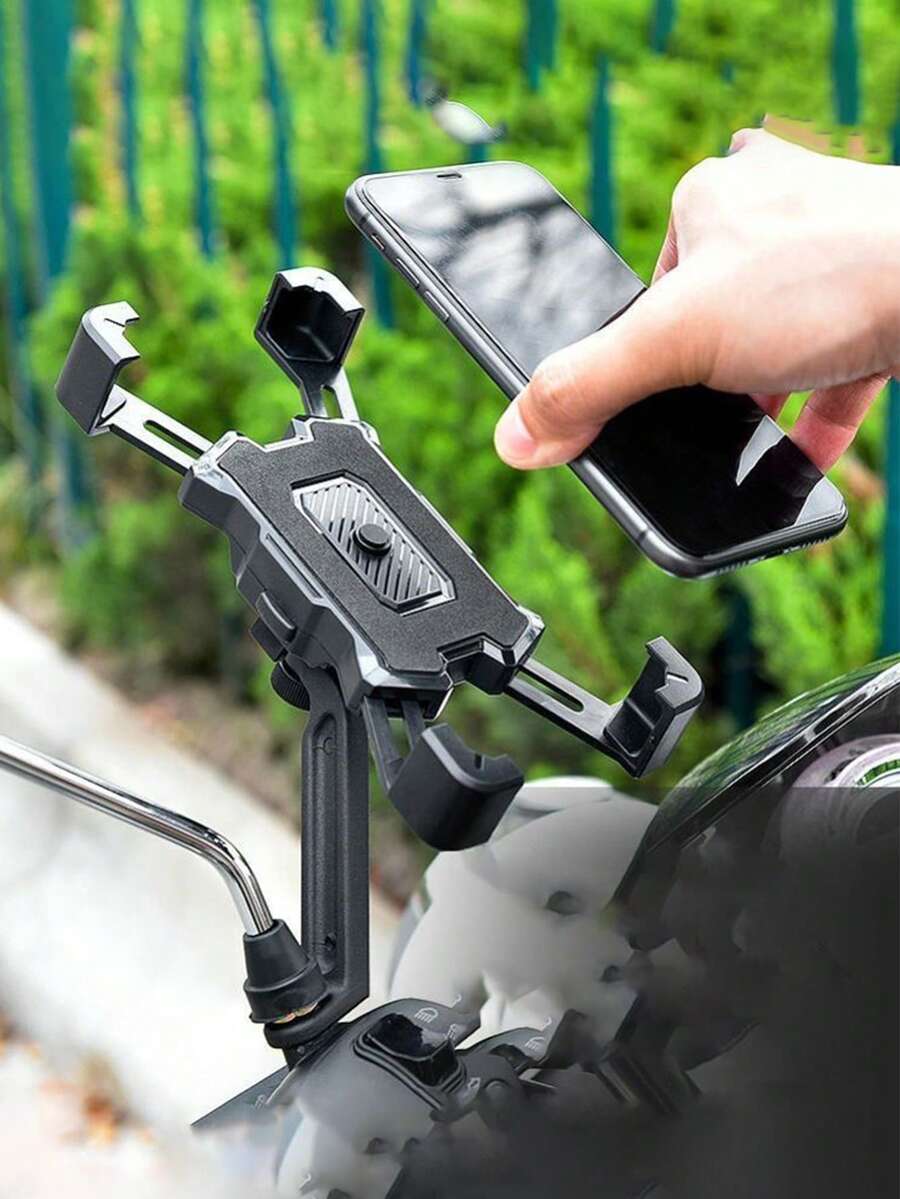 1 件摩托车/踏板车防震手机支架,用于送货和导航 - 彩色 - 查看 1