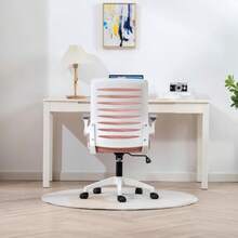 Silla Basica Oficina Ergonomica Economica - Rosa - Ver 4