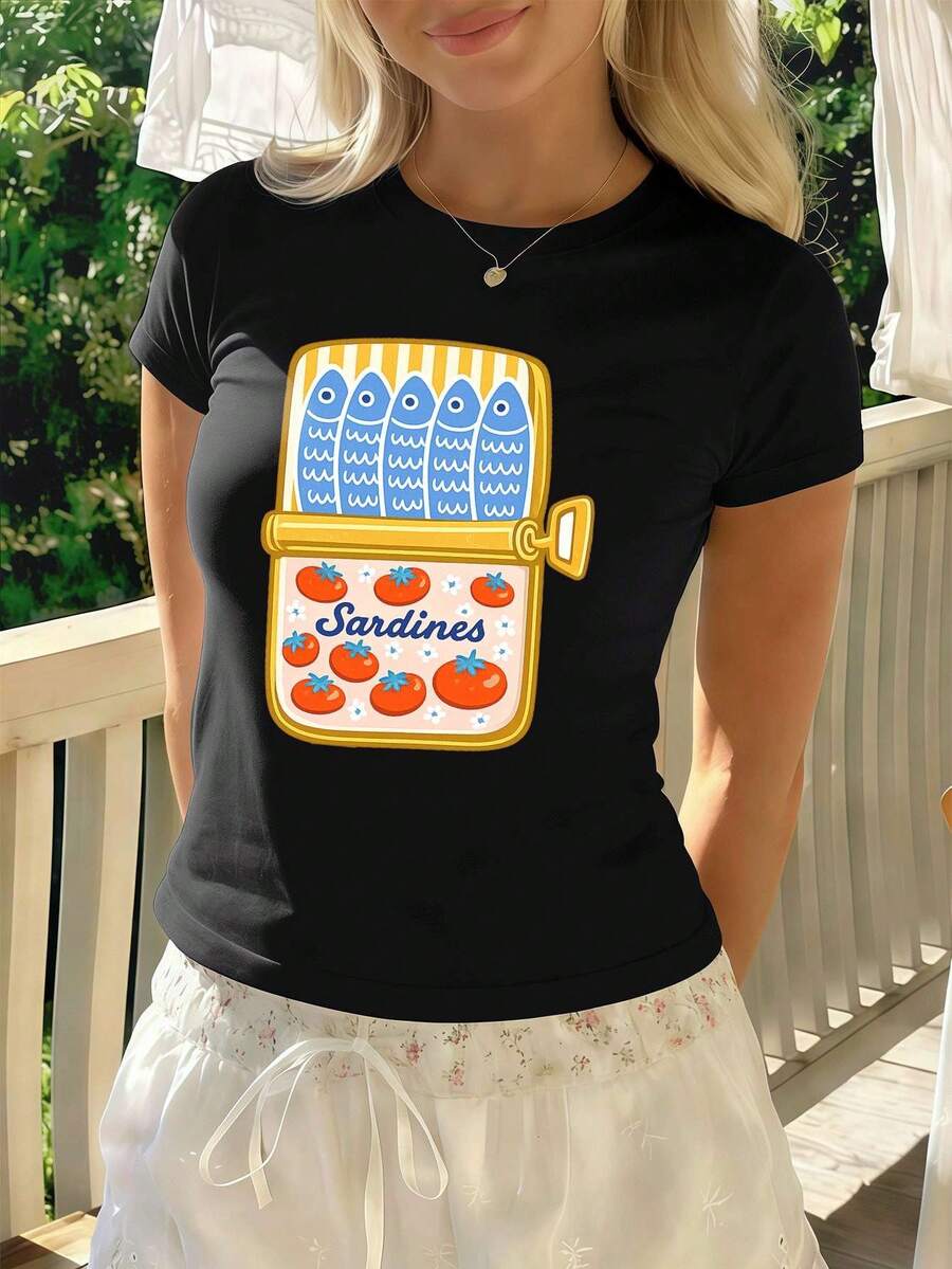 Women T-Shirts - Black - View 1