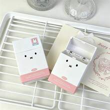 MIFFY 1个兔子造型便携式香烟盒，可爱兔子图案硬壳收纳盒，防水耐用，适合日常携带、旅行和送礼，非常适合兔子爱好者和时尚配饰爱好者。 - 彩色 - 查看 3