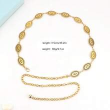 1 chiếc dây đeo eo cỡ lớn kiểu miền Tây cổ điển, khóa khắc hoa văn, chất liệu kim loại, phù hợp để phối cùng quần jeans kiểu cao bồi, đi biển, nghỉ mát, dự tiệc, cỡ XXL XXXL XXXXL, dây đeo eo nữ bằng hợp kim đồng in họa tiết da cá sấu phong cách Bohemian, trang sức vàng cho mọi mùa. - A - Xem 4