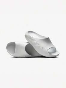 Nike Rejuven8一腳穿男士休閒厚底一字拖鞋 - 白色 - 查看 1
