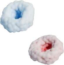 Crunchy Noisy Stress Ball Ice Skin Fidget Sensory Toy Soft Squeeze Ball For Kids Classroom Rewards Random Color OTNW - 2 cái - xanh dương + hồng - Xem 8