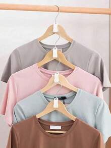 White Cascading Connector Hooks, Heavy Duty Linked Hangers, Space Saving Wardrobe Organizer Rack Extender Clips - White - View 9