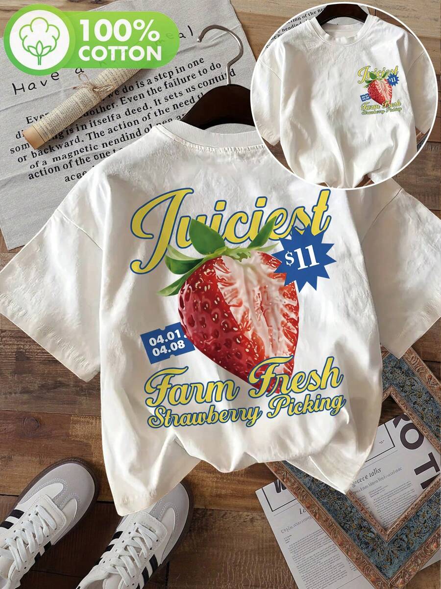 Plus Size T-Shirts - White - View 1