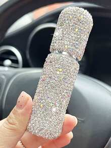 Mini Refillable Perfume Spray Bottle, Travel Perfume Atomizer, Glitter Perfume Bottle, Crystal Perfume Bottle, Pocket Size, Travel Essential, Travel Organizer, Beach, Summer Vacation, Back To School, School Supplies, Holiday Camping, Holiday Essential Accessories, Women's Perfume, Men's Perfume - Silver - View 6