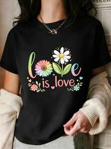 Women T-Shirts - Black - View 2