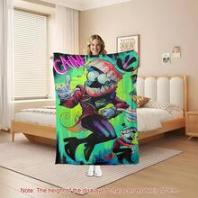 TADC Frog Jax Flannel Throw Blanket, The A-Amazing D-Digital Circus Cartoon Art Design, Soft Cozy Reversible Plush For Couch, Unique Pop Culture Gift For Fans,  Wall Home Decor For Bedroom Living Room - 多色11 - 查看 11