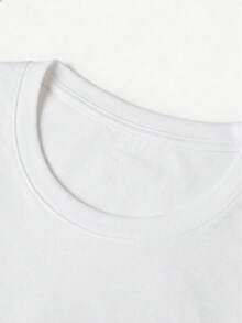 Camiseta Oversize con Diseño de Instrumentos Musicales - Estilo Relajado - Blanco - Ver 4
