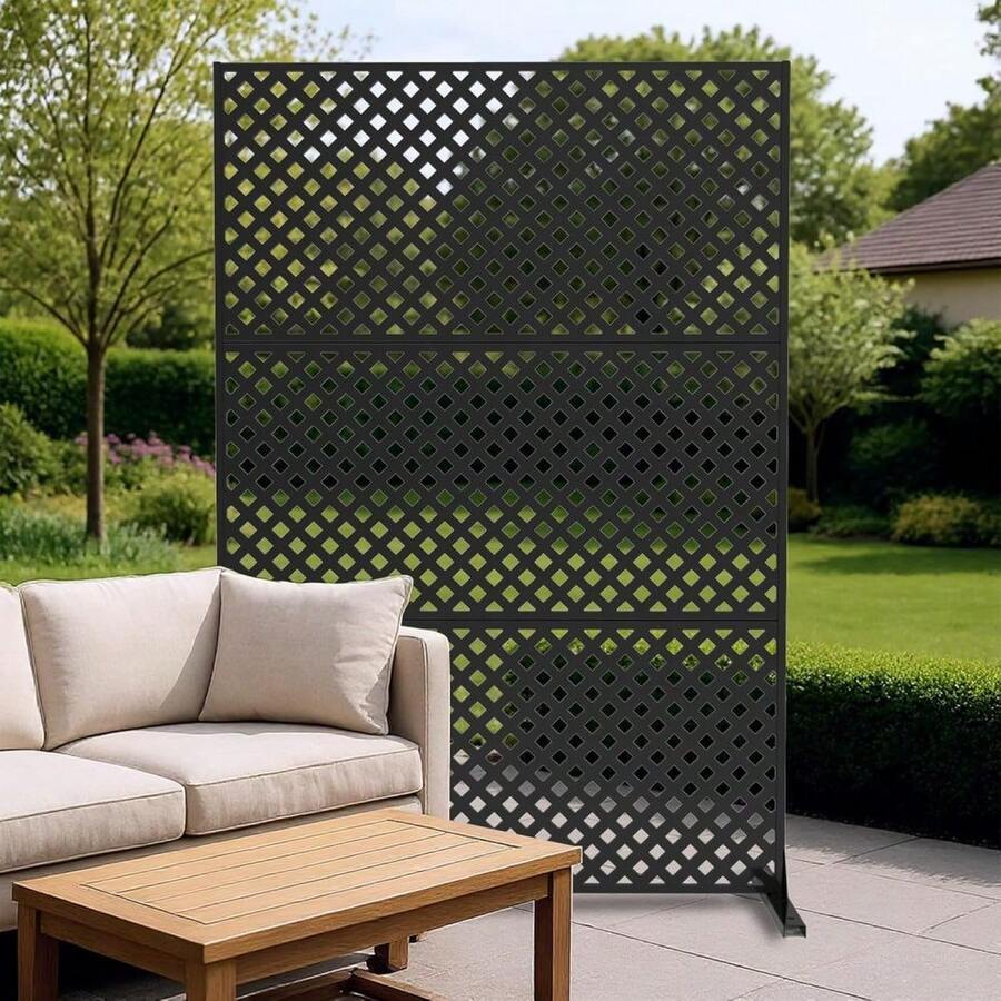 Garden Privacy & Protective Screens - Black - View 1