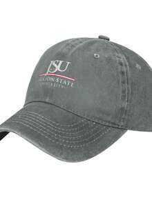 Jackson State University JSU 1877 Canvas Tote Bag Woman Washed Denim Baseball Cap - Adjustable Size,  Funny Adjustable Birthday Gift. - Grey - View 1