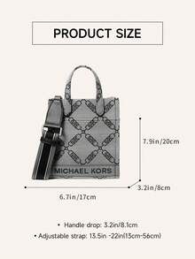 Túi xách nhỏ nữ GIGI với dây đeo vai có thể điều chỉnh. - Màu xám đen - Xem 6