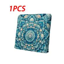 1pc/2pcs/6pcs/8pcs Digital Printed Outdoor Sofa Cover, Floral Mandala Pattern Design, Protect Sofa Furniture Home Decor, Machine Washable Patio Cushion Cover With Elastic Band, Outdoor Sofa Seat Cushion Cover, Patio Furniture Cover, Living Room Furniture Protector, Suitable For Garden, Park, Indoor And Outdoor Sofa Cushion, Sectional Sofa And Armchair - A - View 14