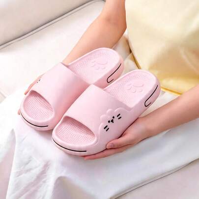 Dép đi trong nhà EVA mềm mại, nhẹ, thiết kế hoạt hình, thoải mái cho phòng ngủ, dép xỏ ngón đôi dễ thương (Nên đặt mua lớn hơn một cỡ)