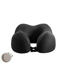 U-Shaped Pillow Travel Neck Pillow Office Nap Pillow Adult Neck U-Shaped Headrest Removable And Washable Headrest And Neck With A Storage Pouch, Memory Foam Travel Pillow With Slow Rebound Technology, Perfect For Napping Or Traveling On Planes - 彩色 - 查看 9