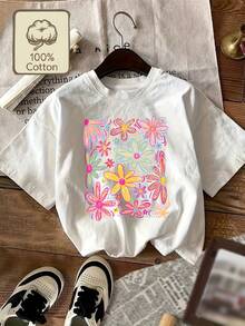 Women T-Shirts - [White] - View 12