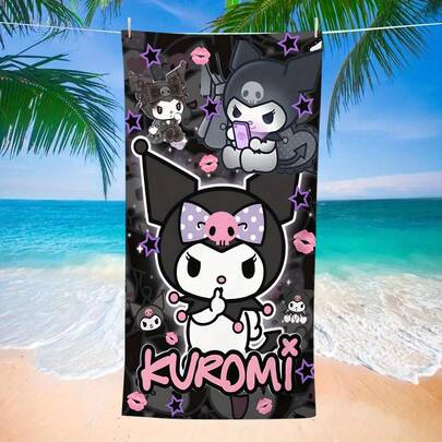SANRIO 1 Khăn tắm biển dễ thương: Được thiết kế với họa tiết hoạt hình đáng yêu và làm từ sợi microfiber siêu mềm, chiếc khăn nhanh khô này rất lý tưởng cho bãi biển, hồ bơi hoặc các trung tâm giải trí. Chống cát và chống nắng, nhẹ và thoải mái - là lựa chọn lý tưởng cho các hoạt động như lướt sóng, bơi lội và yoga.