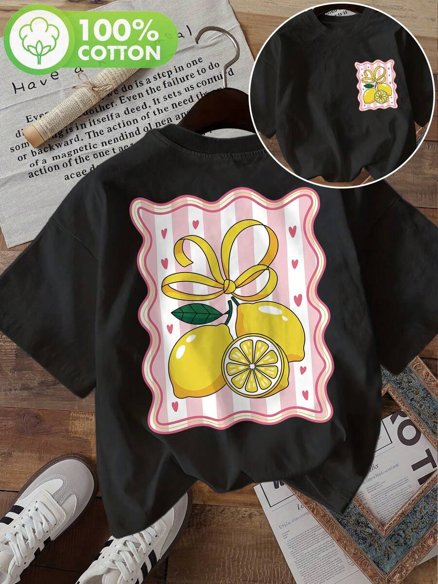 Plus Size T-Shirts - Black - View 1